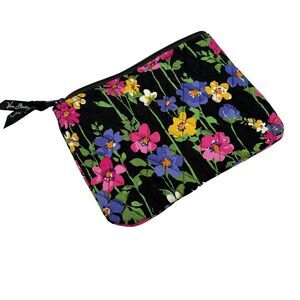Vera Bradley Floral Pattern Cosmetic Case Bag Pouch Multicolor Cottage Core